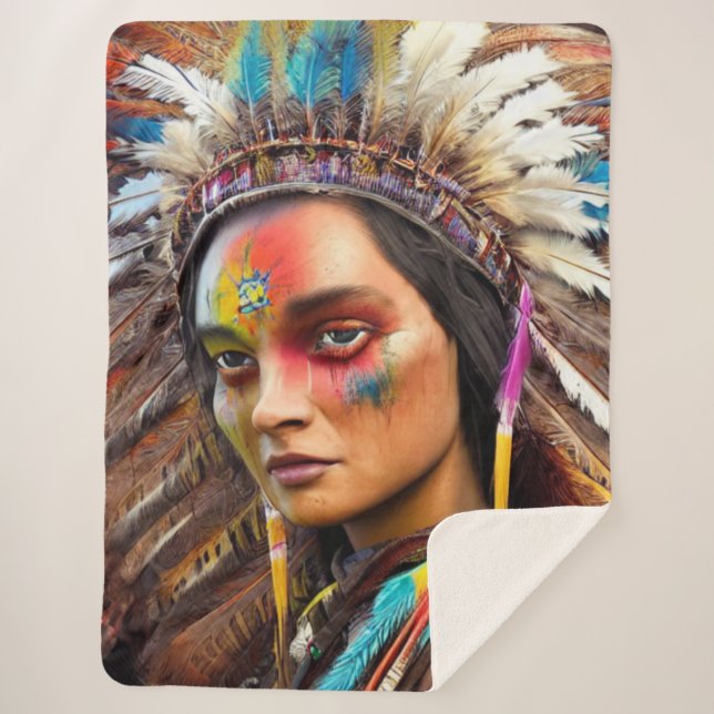 Couverture Sherpa Sioux Sherpa Blanket (Devant)