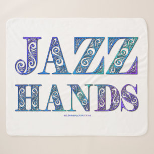 Couverture Sherpa SlipperyJoe's comédie musicale Broadway Jazz Hands