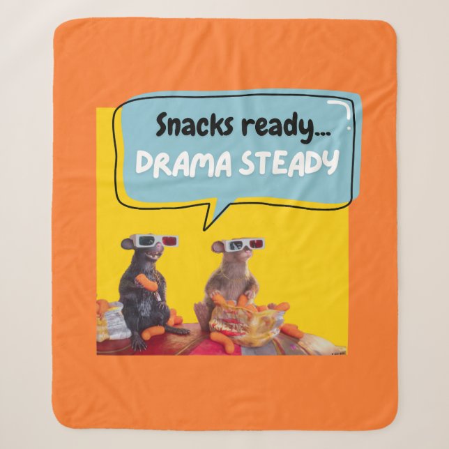 Couverture Sherpa Snacks Ready, Drama Steady (Devant)