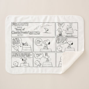Couverture Sherpa Snoopy & Charlie Brown   Muffin anglais