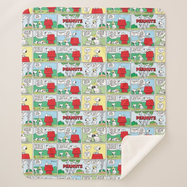 Couverture Sherpa Snoopy et ses frères Andy & Olaf (Devant)