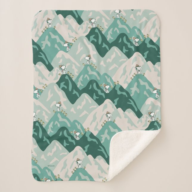 Couverture Sherpa Snoopy Grand Motif extérieur (Devant)