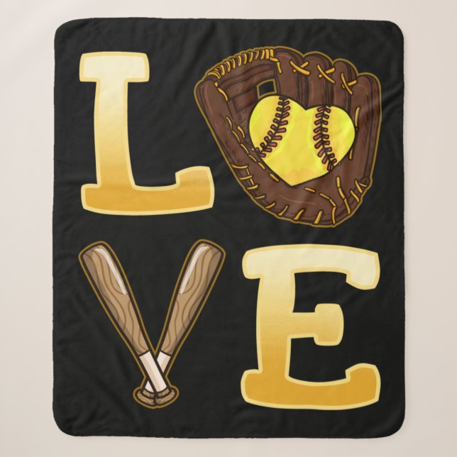 Couverture Sherpa Softball Sports Softball (Devant)