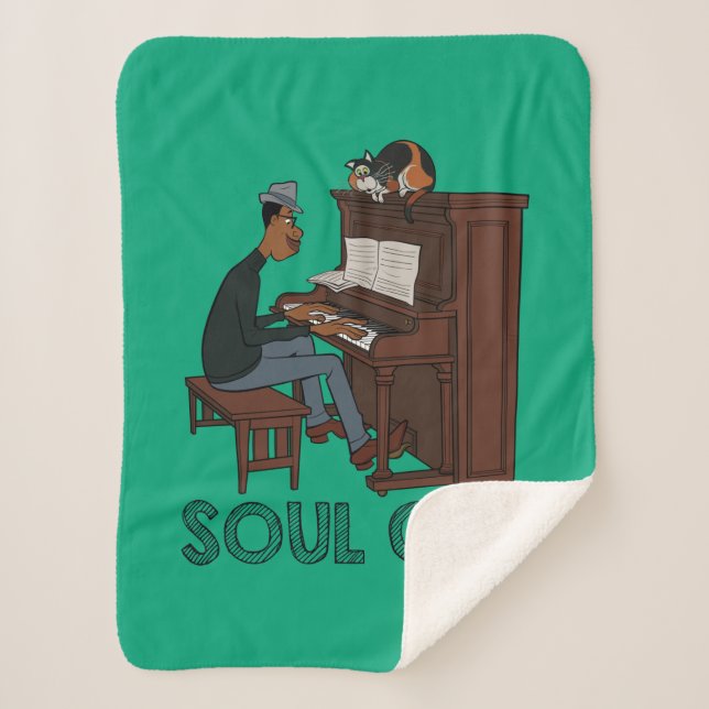Couverture Sherpa Soul| Joe et Mr Mittens au piano (Devant)