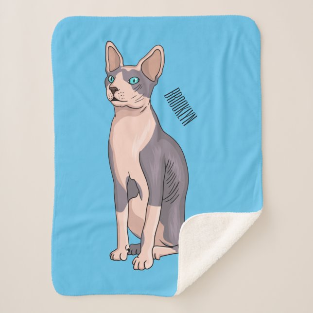 Couverture Sherpa Sphynx cat (Devant)