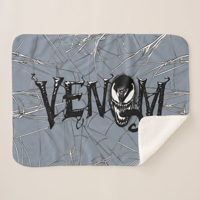 Couverture Sherpa Spider-Man | Logo du nom de la Venom (Devant (Horizontal))