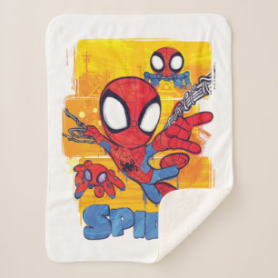 Couverture Sherpa Spidey et TRACE-E Spidey Swing City Sketch