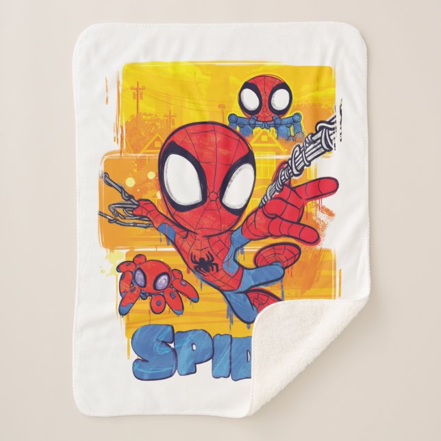 Couverture Sherpa Spidey et TRACE-E Spidey Swing City Sketch (Devant)