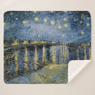 Couverture Sherpa Starry Night Vincent van Gogh