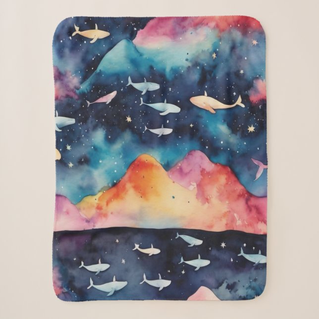 Couverture Sherpa Starry Seascape (Devant)