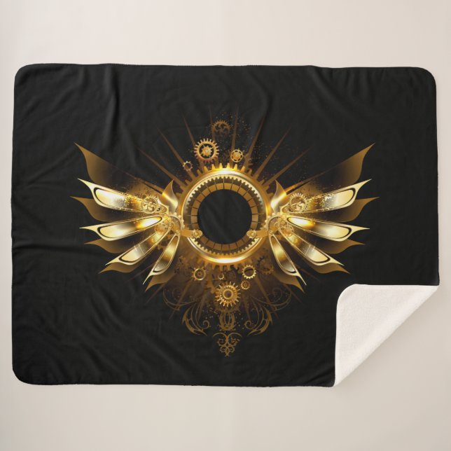 Couverture Sherpa Steampunk wings (Devant (Horizontal))