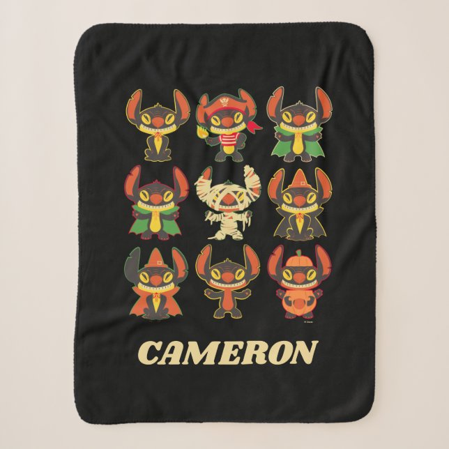 Couverture Sherpa Stitch | Costumes d'Halloween (Devant)