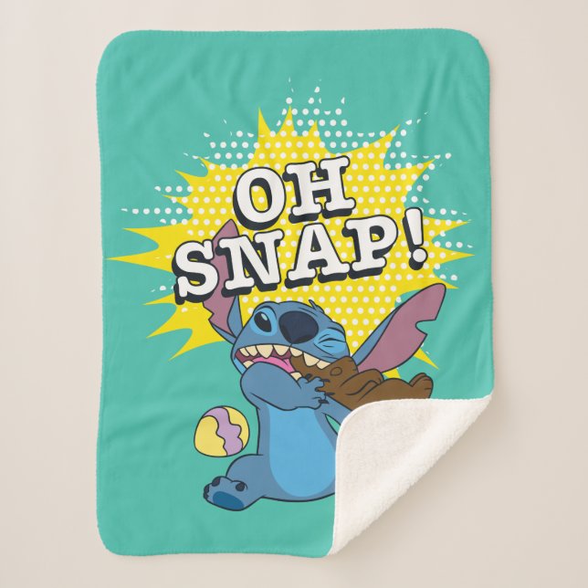 Couverture Sherpa Stitch de Pâques| Oh ! (Devant)