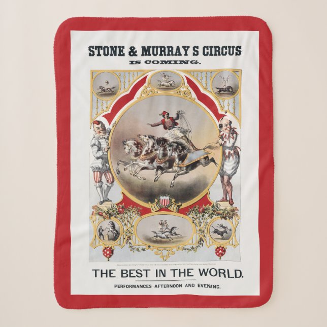 Couverture Sherpa Stone & Murray's Circus, Circa 1870. (Devant)