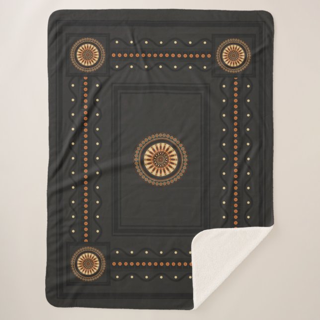 Couverture Sherpa Style Bucchero étrusque (Devant)