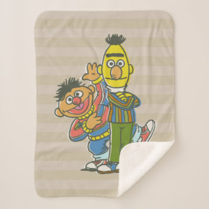 Couverture Sherpa Style classique Bert et Ernie