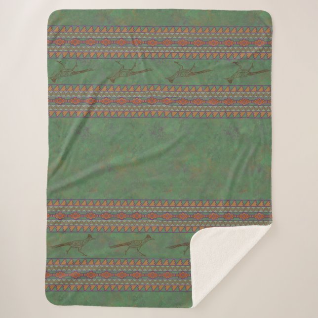 Couverture Sherpa Sud-ouest Roadrunner Sagebrush Green (Devant)