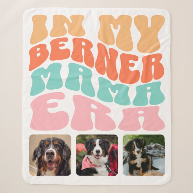 Couverture Sherpa Super Dans Mon Berner Mama Era Bernese Mountain Ch (Devant)