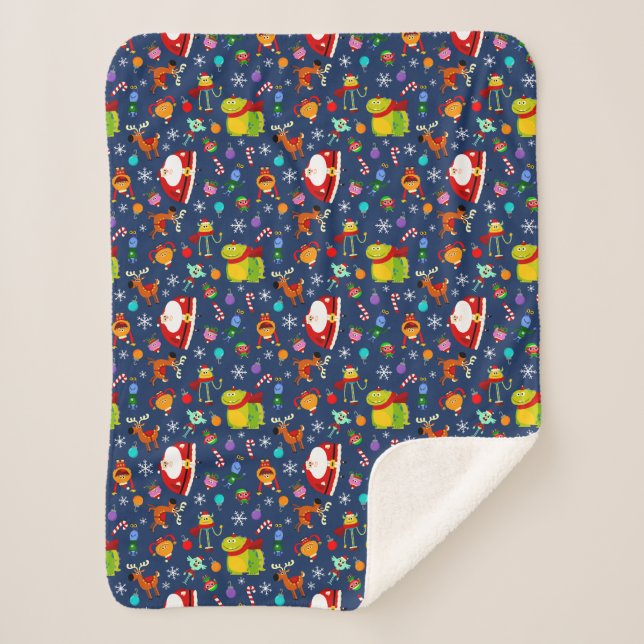 Couverture Sherpa Super Simple Noodle et Pals Holiday (Devant)