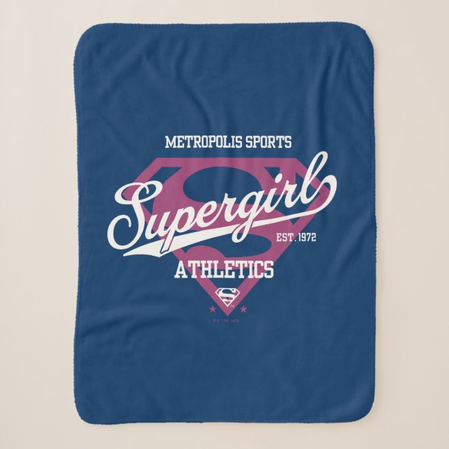 Couverture Sherpa Supergirl Metropolis Sports Athlétisme Graphique (Devant)