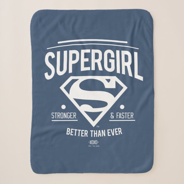 Couverture Sherpa Supergirl mieux que jamais Retro Graphic (Devant)