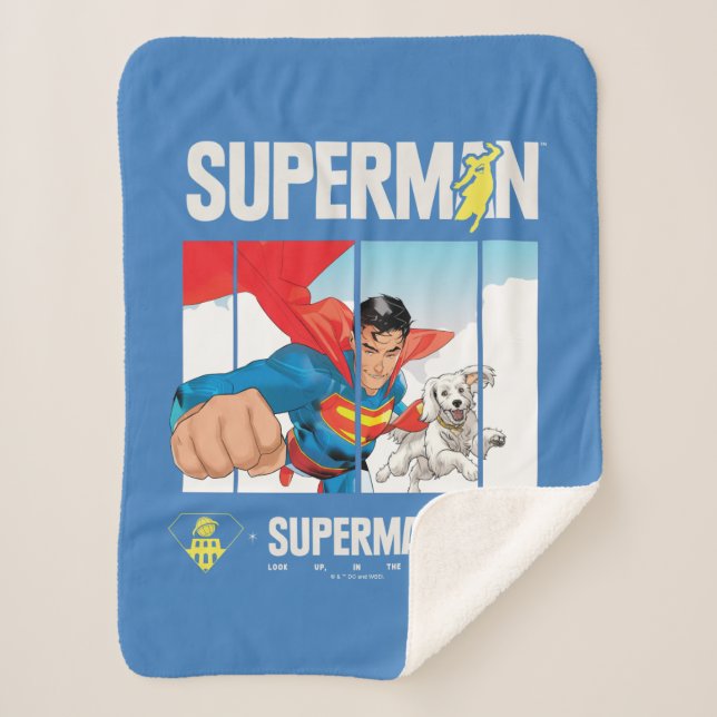 Couverture Sherpa Superman et Krypto prennent l'avion (Devant)