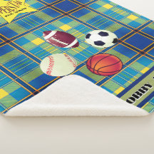 Superstar Tartan bleu jaune