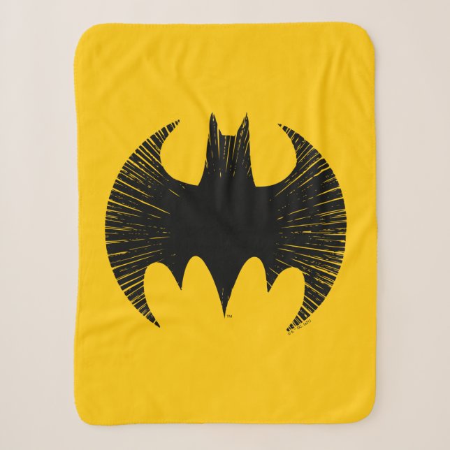 Couverture Sherpa Symbole Batman | Logo Streak (Devant)