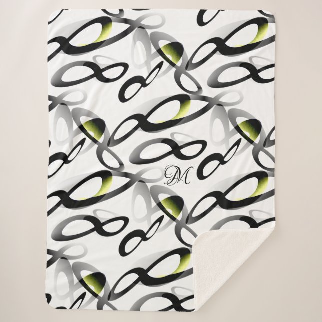 Couverture Sherpa Symbole d'infini mathématique Lemniscate Abstrait (Devant)