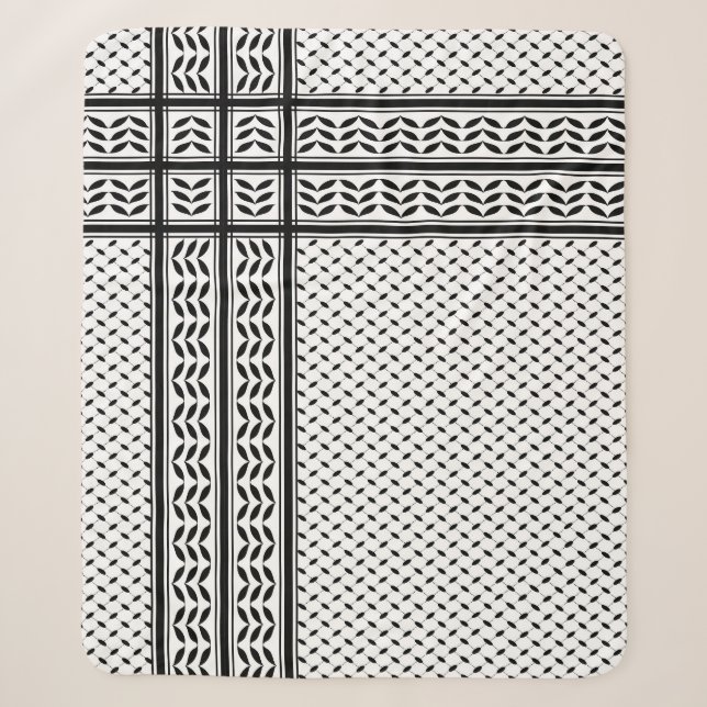 Couverture Sherpa Symbole Keffiyeh de la Palestine Motif de résistan (Devant)