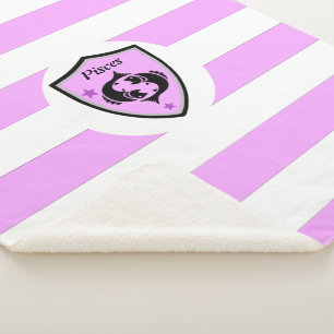 Couverture Sherpa Symbole Poissons     