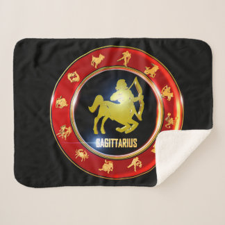 Couverture Sherpa SYMBOLE Sagittaire Zodiaque Astrologie