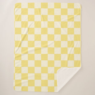 Couverture Sherpa Tableau de bord jaune