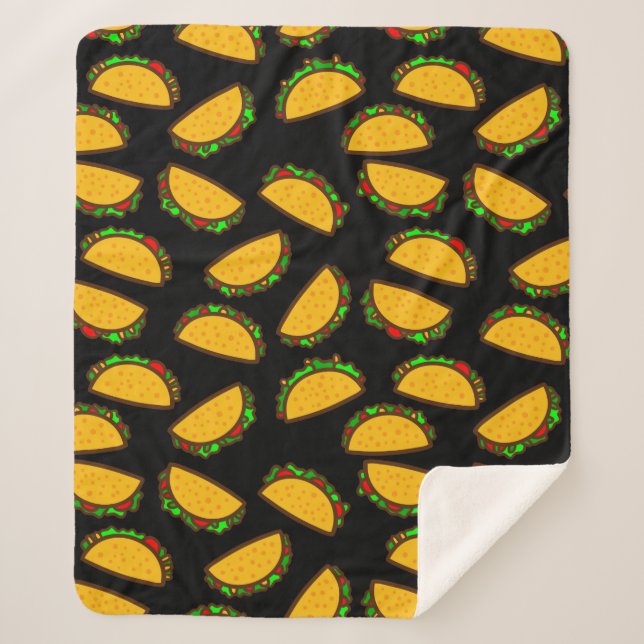 Couverture Sherpa taco mexican (Devant)