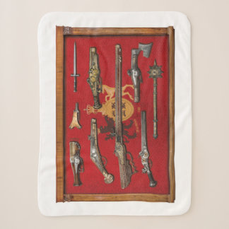Couverture Sherpa Tapisserie allemande des armes médiévales