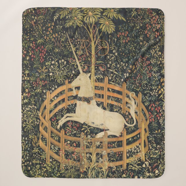 Couverture Sherpa Tapisseries Unicorne Tapisserie classique (Devant)