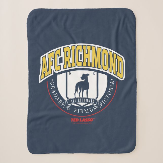 Couverture Sherpa Ted Lasso | AFC Richmond Athletic Circle Badge (Devant)