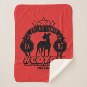 Couverture Sherpa Ted Lasso   AFC Richmond #COYGH