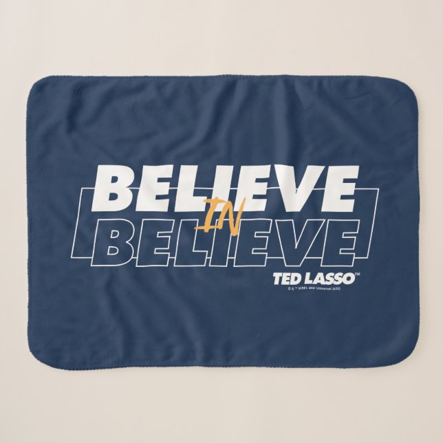 Couverture Sherpa Ted Lasso | Believe in Believe (Devant (Horizontal))
