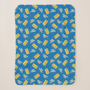 Couverture Sherpa Ted Lasso   Croyez le Motif de signe et de balle