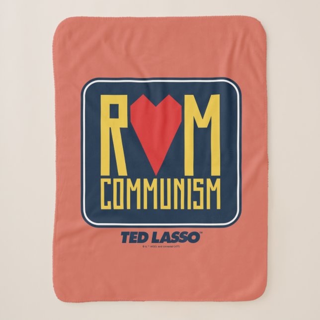 Couverture Sherpa Ted Lasso | Graphique du communisme rom (Devant)