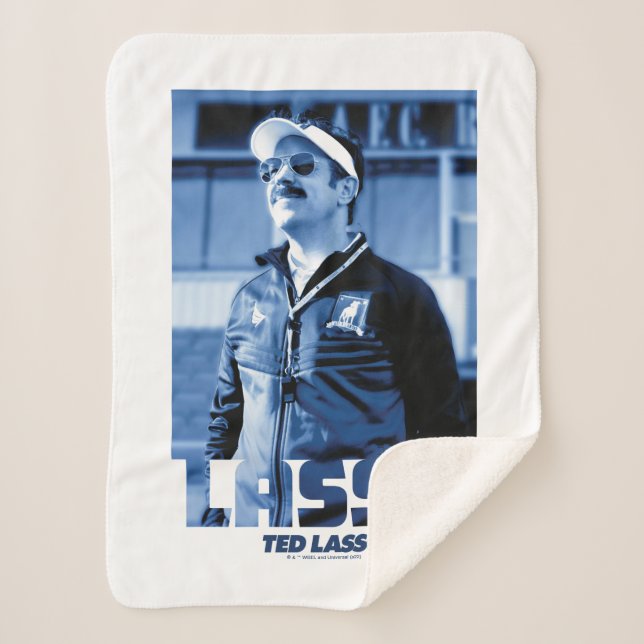 Couverture Sherpa Ted Lasso | Lasso Photo Portrait Graphique (Devant)