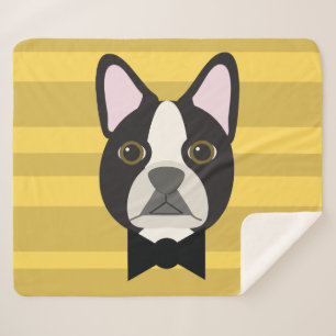 Couverture Sherpa Terrier de Boston