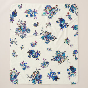 Couverture Sherpa Textile et papier peint motifs sans soudure. i num