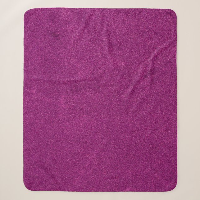 Couverture Sherpa Texture couleur velours (Devant)
