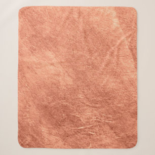 Couverture Sherpa texture métallique Abstraite de surface de cuivre 