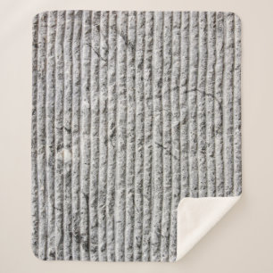 Couverture Sherpa Texture murale en pierre grise. Texture du mur de