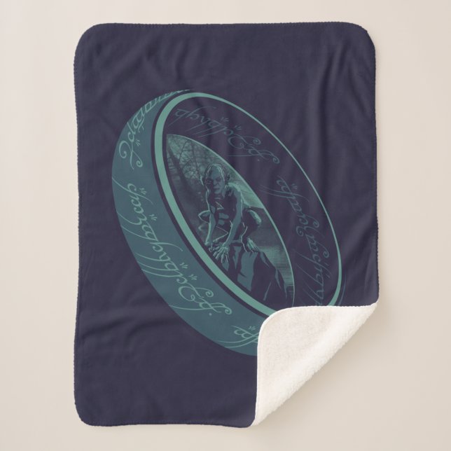 Couverture Sherpa THE ONE RING™ GOLLUM™ Graphic (Devant)