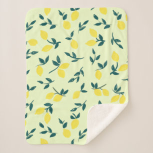 Couverture Sherpa Thème Citron