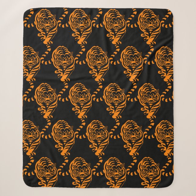 Couverture Sherpa Tigre (Devant)